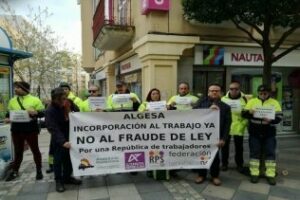 Distintas plataformas sociales de Algeciras apoyan a los trabajadores de Algesa