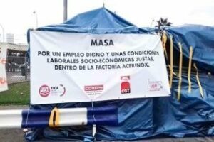 El PCA muestra su apoyo a la platilla de MASA S.A. en el Campo de Gibraltar