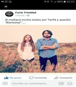 FURIA TRINIDAD te invitan hoy viernes al bienestar"