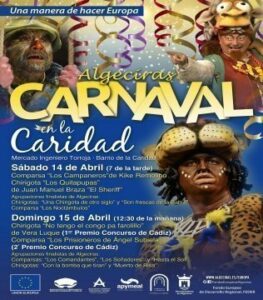 Carnaval en la Caridad" se celebrará el 14 y 15 de abril en el Mercado Ingeniero Torroja
