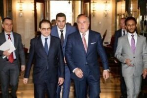 Landaluce ha recibido en el Senado al embajador de Arabia Saudí