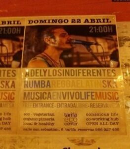 "Adel y los Indiferentes" llegan al Tarifa Eco Center