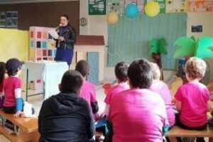 El colegio Pelayo vive el Día del Libro con la visita del subdelegado del Gobierno de la Junta