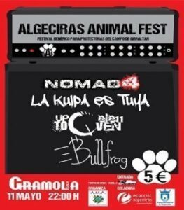 El próximo viernes 11 de mayo se celebra la primera Edición de Algeciras Animal Fest en la Sala Gramola