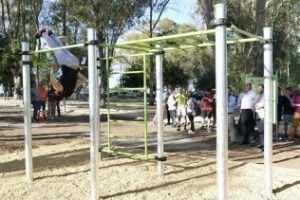 Inaugurado el primer parque de calistenia de la ciudad