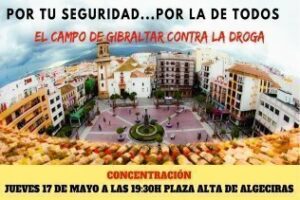 El Campo de Gibraltar se moviliza esta tarde contra la impunidad del narcotráfico y la creciente oleada de violencia