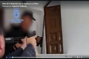 La Policía difunde imágenes de cómo se produjeron las detenciones tras el tiroteo de La Piñera