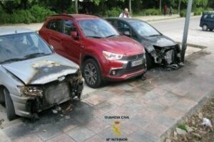 El autor del incendio de cuatro vehículos durante la pasada Feria de los Barrios alega accidente por embriaguez