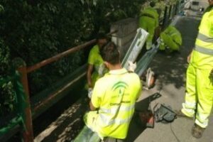 CCOO llevará a la Fiscalía la inseguridad laboral" en el mantenimiento de las carreteras en la zona