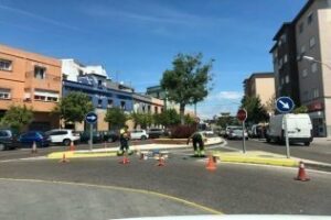 Mejoras en las 18 rotondas y 27 isletas situadas en la ciudad