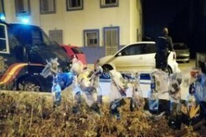 Agentes de la Policía Nacional son agredidos con piedras y cócteles molotov en la barriada de San Bernardo