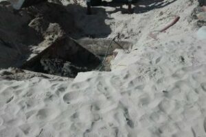 Podemos denuncia que el módulo de servicios del Pícaro funcionara sobre un pozo ciego