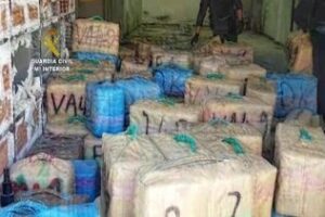 Frustran un alijo de más de dos toneladas de hachís en la costa algecireña (VIDEO)