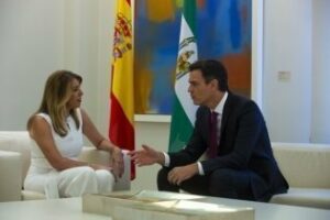 Pedro Sánchez traslada a Díaz su compromiso con el impulso de la línea Algeciras-Bobadilla