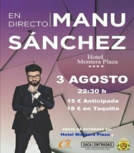 Manu Sánchez recordará los inicios de su carrera en el Montera Plaza el 3 de agosto