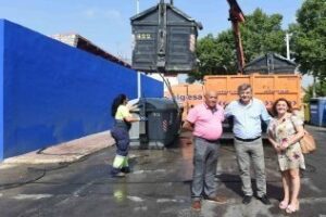 El Ayuntamiento lleva a cabo el cambio de contenedores de recogida de basura en mal estado