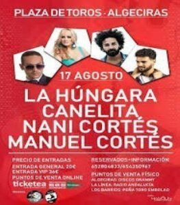 Suspendido el concierto del 17 de agosto en la plaza de toros