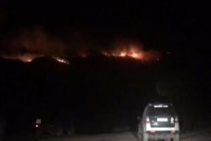 El incendio en el Palancar de Tarifa deja al menos 150 hectáreas afectadas