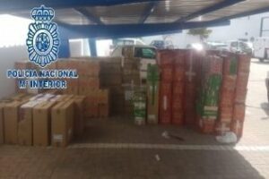 La Policía Nacional interviene tabaco de contrabando valorado en más de 200.000 euros