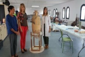 Pilar Pintor presenta tres piezas de la etapa tardoantigua que han sido restauradas