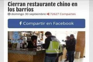 Confirman que el supuesto cierre del un chino en Los Cortijillos es un bulo de internet