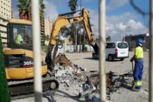 Comienza la segunda fase de las obras del acceso peatonal central al puerto de Algeciras