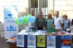 Afemen celebra el Día Mundial de la Salud Mental con una mesa informativa en la calle Ancha