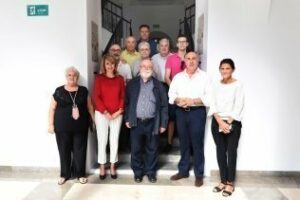 Landaluce se reúne con la directiva de la asociación de defensa del patrimonio La Trocha