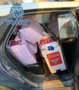 Incautadas de más de 12.000 cajetillas de tabaco durante los últimos días