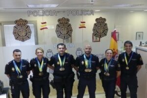 Policías nacionales de Algeciras obtienen 23 medallas de los Juegos de Policias y Bomberos