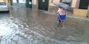 La lluvia provoca numerosas incidencias en el Campo de Gibraltar y la crecida del río Guadiaro