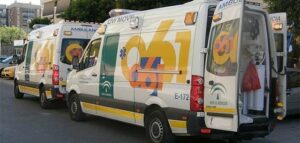 Los conductores de las ambulancias de la provincia de Cádiz inician una huelga indefinida