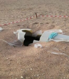 Verdemar denuncia una fosa séptica abandonada en Atlanterra, Tarifa