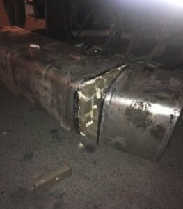 Localizan 628 kilos de hachís ocultos en el depósito de combustible de un camión en el puerto