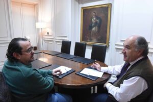 Landaluce mantiene un encuentro con el Secretario General de UGT en el Campo de Gibraltar