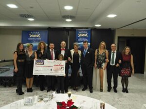 AESBA dedica su cena navidena a la asociación 'Por una sonrisa' y a la Orquesta Sinfónica de Algeciras