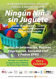 IV Encuentro de Fútbol Solidario Especial X Aniversario EPRO en La Linea