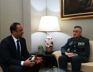 Gómez de Celis recibe al nuevo Mando de las Actuaciones para hacer frente a la inmigración irregular