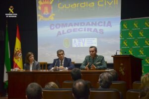 Jueces y Guardia Civil analizan el narcotráfico y el crimen organizado en el sur de España.