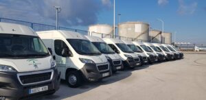 La Junta incorpora vehículos nuevos para dar servicio a las necesidades de los centros de salud y hospitales