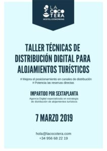 Curso de "Técnicas de distribución digital para alojamientos turísticos" en Tarifa
