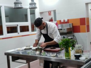 Víctor Meléndez cerca de la final del Concurso Premio Promesas Alta Cocina del Cordon Bleu