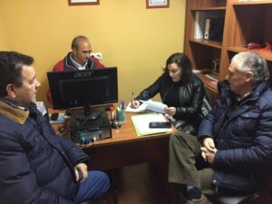 Victoria Zarzuela se reúne con la asociación de vecinos Parque Alemán