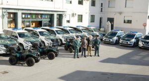 La Guardia Civil recibe nuevos vehículos adquiridos con cargo a los Fondos Propios del Cuerpo