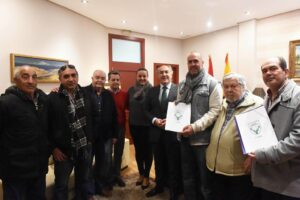 Landaluce y Ruiz se reúnen con representantes de la Federación Andaluza de Caza