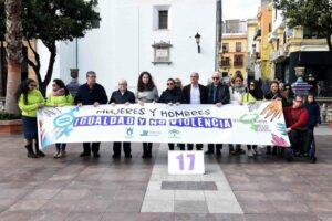 Victoria Kent celebra su tradicional concentración contra la violencia de género en la Plaza Alta