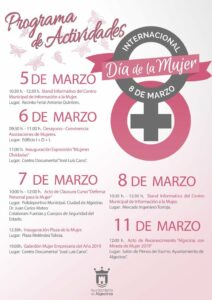 El Día Internacional de la Mujer contará con una serie de actividades
