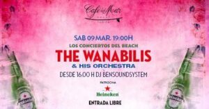 Este próximo sábado llega un nuevo concierto a Café del Mar Beach Tarifa