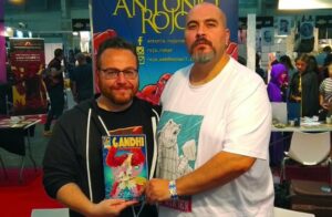 Gandhi, un superhéroe musculoso de la mano de Antonio Rojo