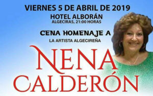 Homenaje a Nena Calderón en el Hotel Cristina, Algeciras